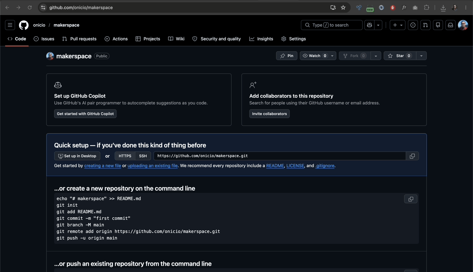 Uploading an HTML file to a GitHub repository